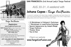 2nd Annual Lady's Tango Festival