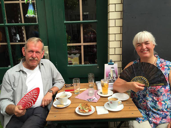 Ray and Birthe in Berlin 2015