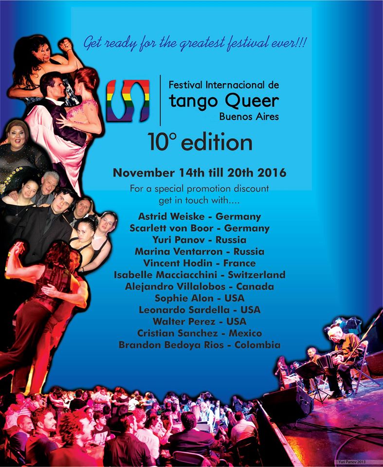 Festival Internacional de Tango Queer, Buenos Aires, 2016