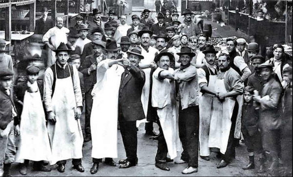 Market Traders at Abasto, Buenos Aires, c 1910