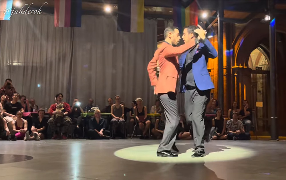 Nicolás and Germán Filipeli at The International Queer Tango Festival in Berlin 2025