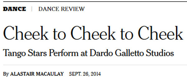 Tango Review in The New York Times