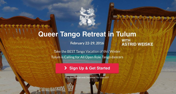 Queer Tango Retreat in Tulum, Mexico 2016