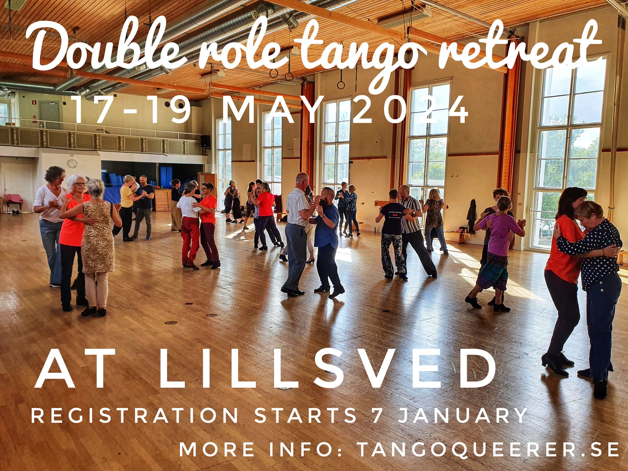 Double role tango retreat 17-19th May 2024 – near Stockholm, Sweden