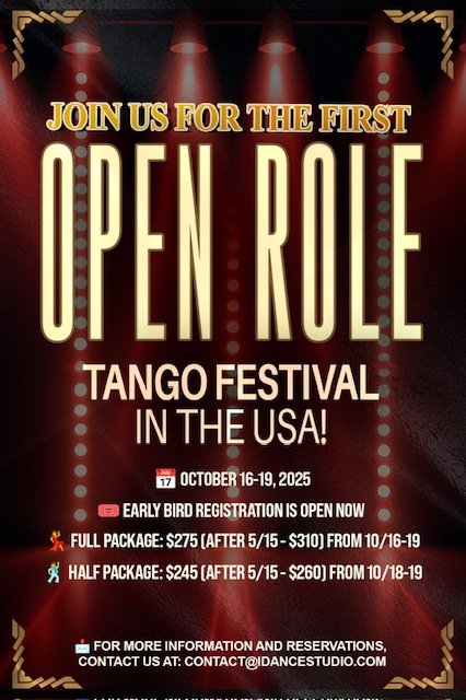 The First Open Role Tango Festival in the USA