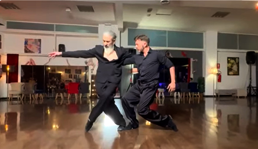 Walter Venturini e Cristiano Bramani, Maestri del Tango Queer Roma